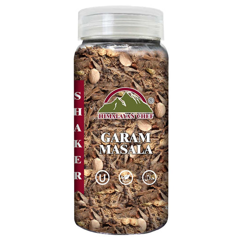 Garam Masala Whole Plastic Shaker - 0.33 lbs (150g) | Himalayan Chef